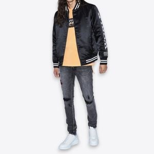 Ksubi Men Van Winkle Spray Mid Rise Skinny Jeans Size 30 in Black